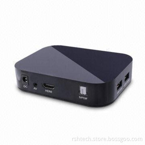 Full HD Media Player, Supports HDMI® Output of Up to 1,080 Pixels and Plug-and-play Function